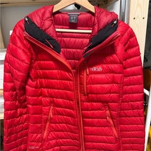 Rab Women's Vibrant Red Puffer Jacket